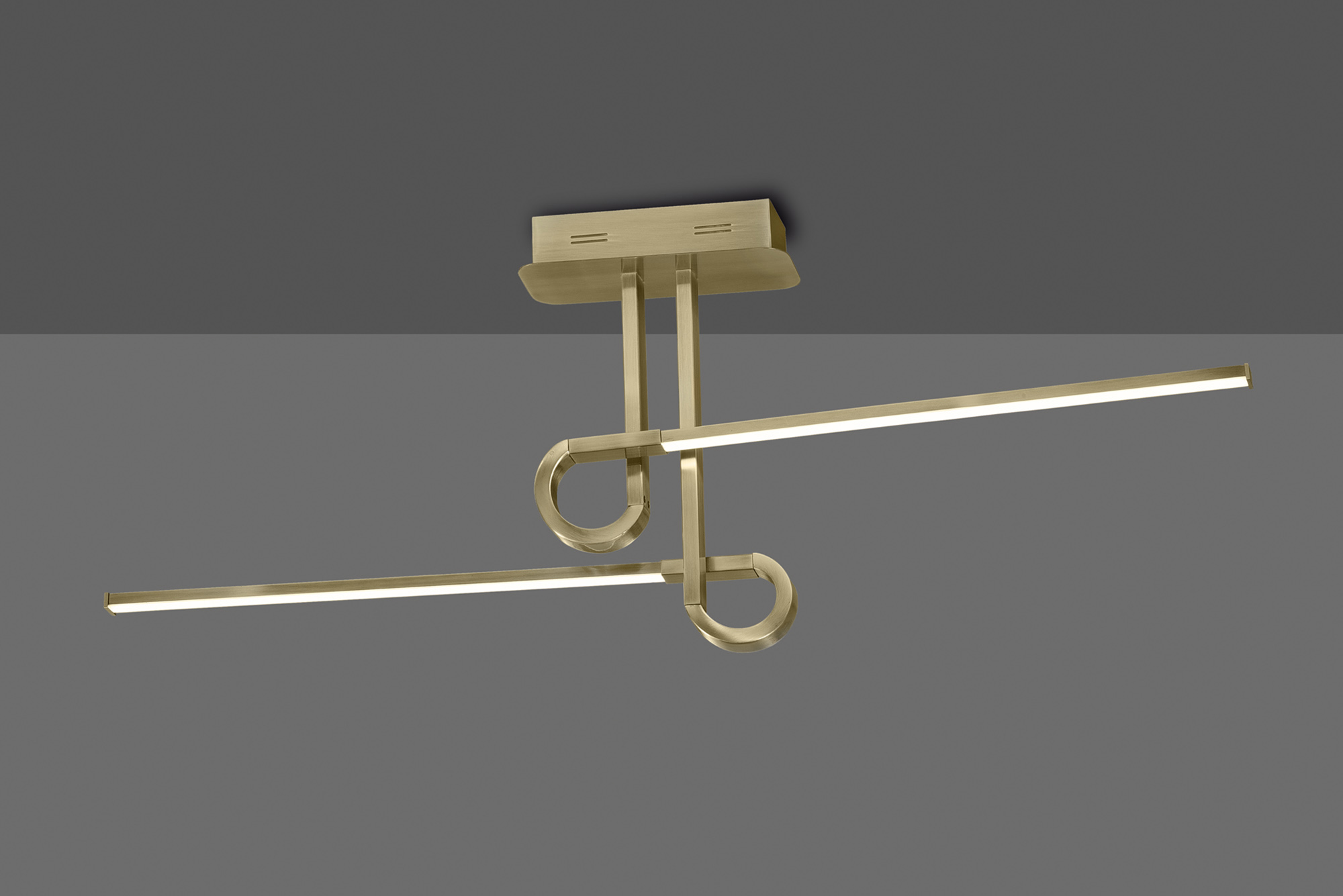 Cinto Antique Brass Ceiling Lights Mantra Linear Fittings